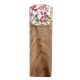 2 Pieces Pink Flower Square Ceramic Wooden Door Stopper